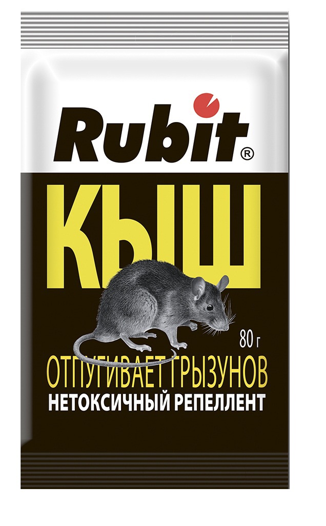 фото Защитное средство летто rubit "кыш" от грызунов, репеллент, 80г, а-5132