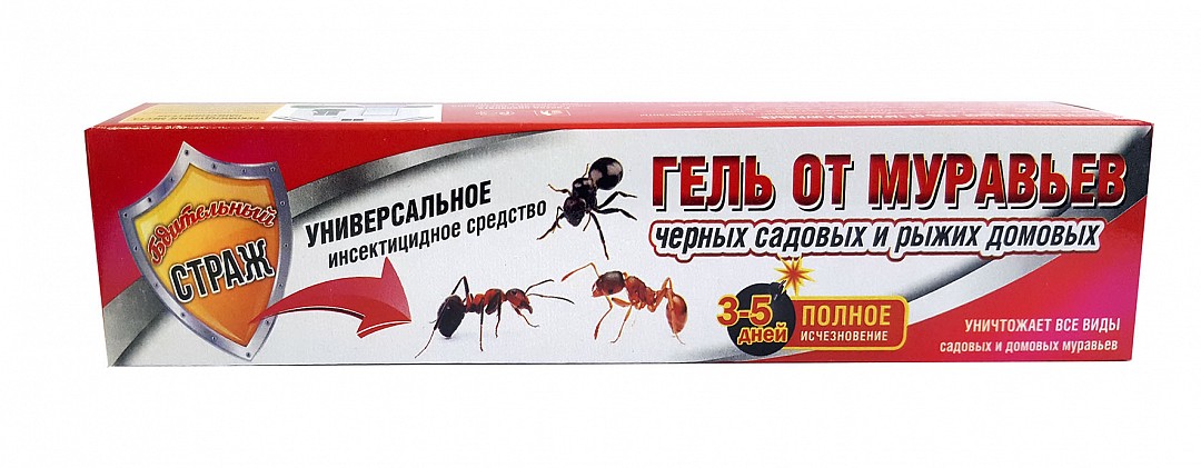 Гель Бдительный страж от тараканов и муравьев, шприц 30 мл, с ароматом ванили, ST-174