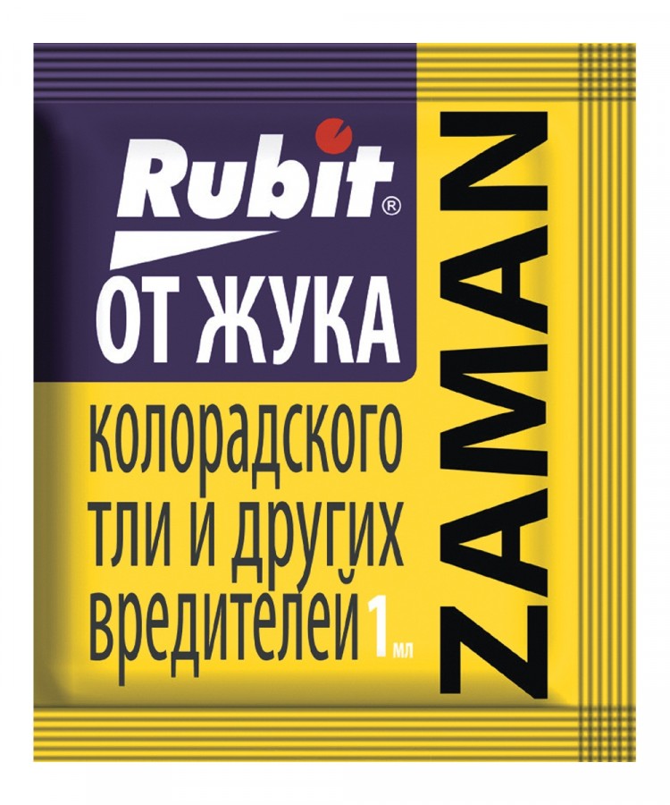 фото Средство для защиты от колорадского жука тли rubit заман а-5128 1 мл