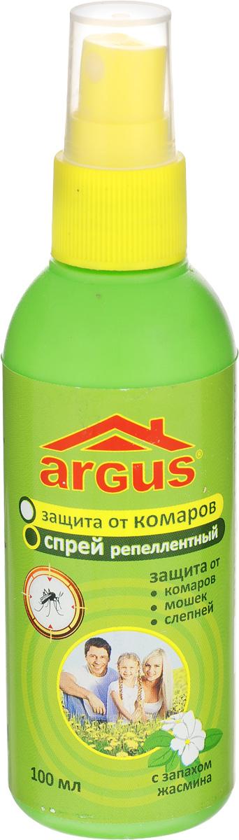 фото Argus лосьон-спрей от комаров 100мл с запахом жасмина (на кожу)