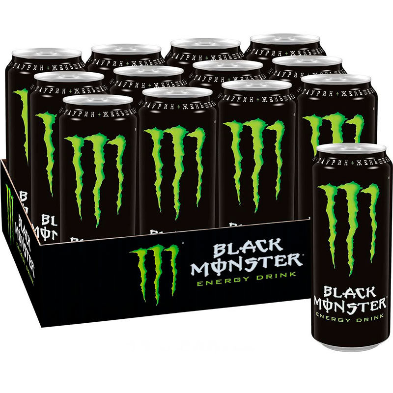 

Энергетический напиток Black Monster 12 шт 449 мл