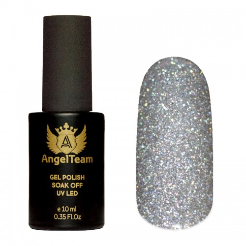 

Гель-лак AngelTeam Silver spark, 10 мл