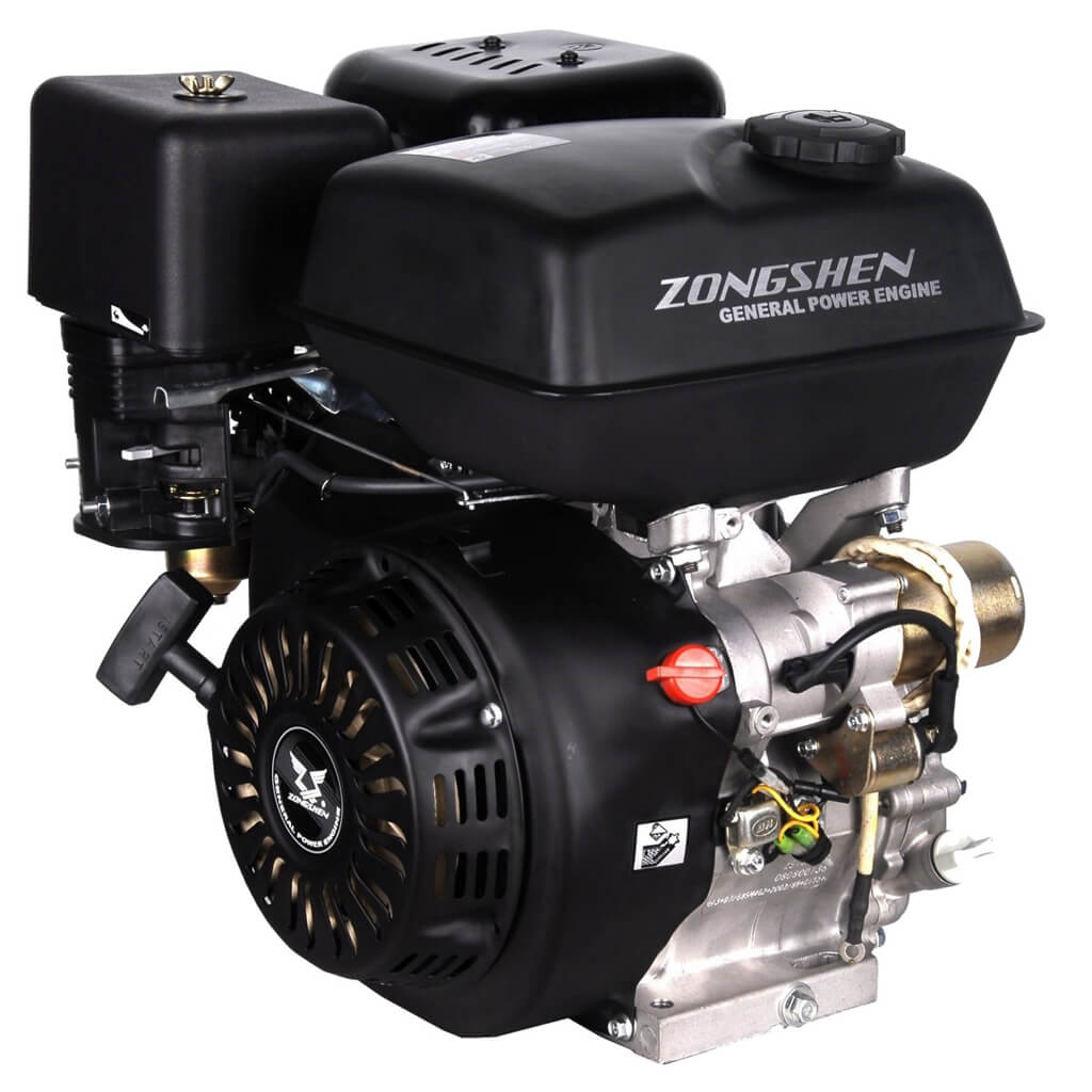 

Бензиновый двигатель для садовой техники Zongshen 1T90QW19B 15 л.с., ZS 190FE