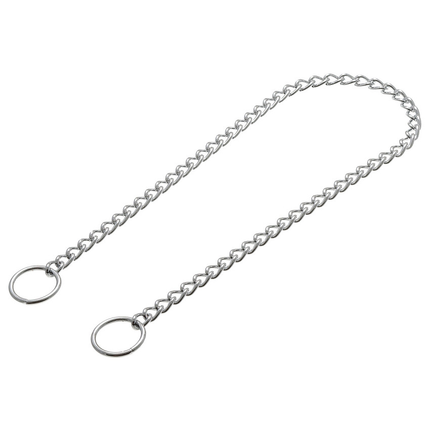 

Цепь для собак ZooOne рывковая с гранью, 3,5 мм x 30 (75 см), CC-3530