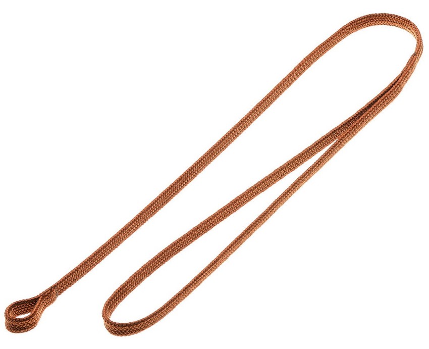 Водилка-затяжка с петлёй (лента-чулок) VIPet, светло-коричневый, 5 мм x 60 см