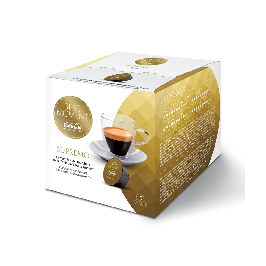 

Кофе в капсулах Caffitaly Dolce Gusto Supremo, 16 шт, Supremo, 16 шт