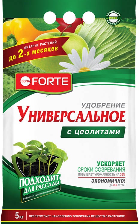 

Минеральное удобрение комплексное Bona Forte Универсальное BF23010351 5 кг, Универсальное