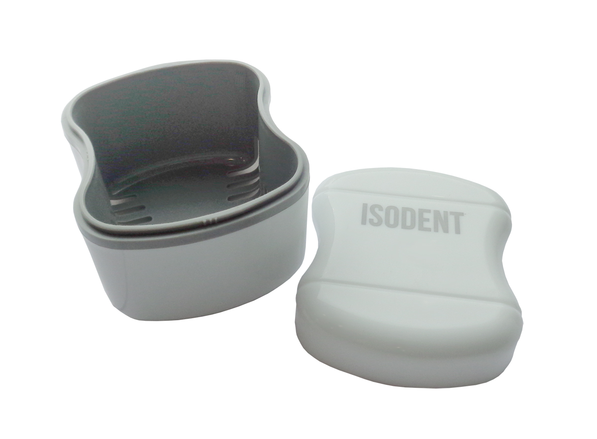 Isodent контейнер для хранения зубных протезов 72*87*78 мясорубка электрическая jvc jk mg127 2500 вт реверс 2 кг мин пластик с отсеком для хранения насадок белый серебристая