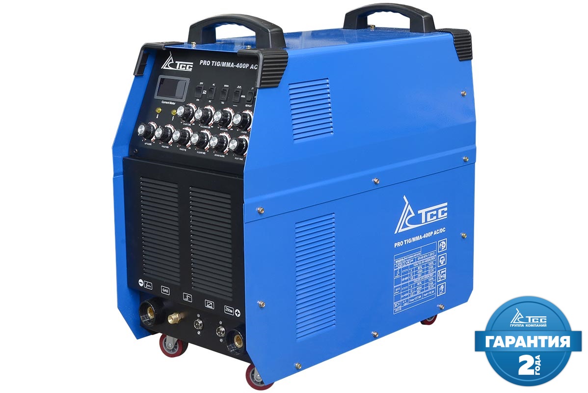 

Аппарат TIG сварки алюминия TSS PRO TIG/MMA-400P AC/DC
