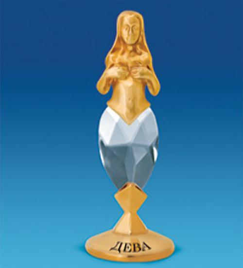 

Фигурка crystal temptations, Знак Зодиака, Дева, Юнион, 8,5 см, Золотистый