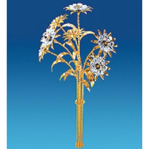 фото Фигурка декоративная crystal temptations, букет 7 цветков, 58 см