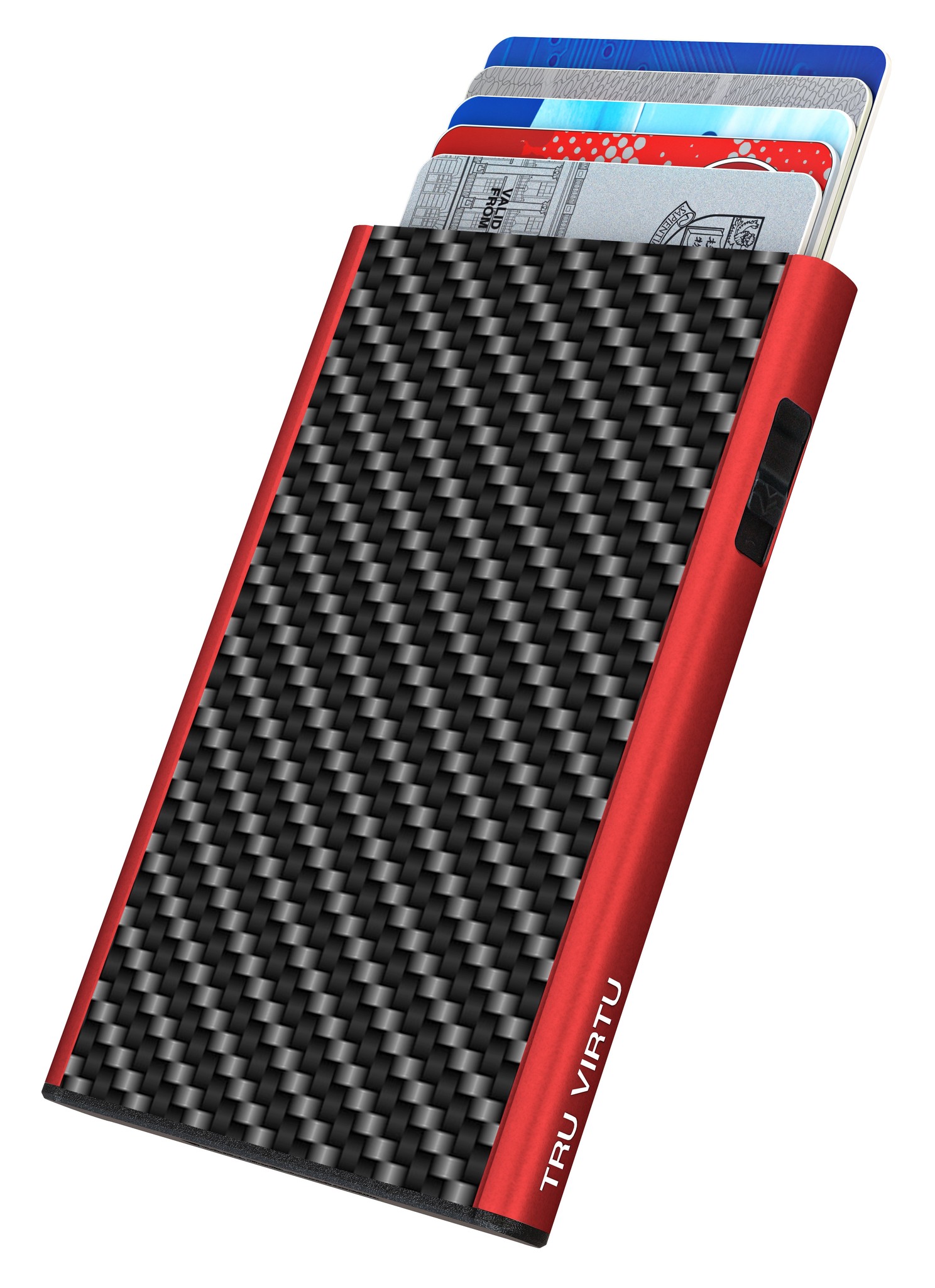 

Кардхолдер CLICK&SLIDE красный, CC-cr-red