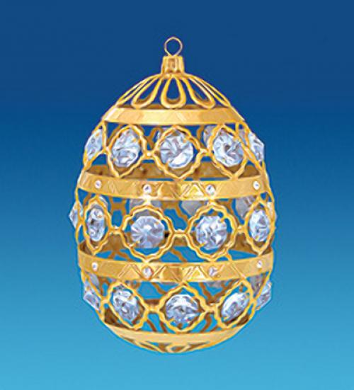 

Фигурка crystal temptations, Яйцо, 14 см, Золотистый