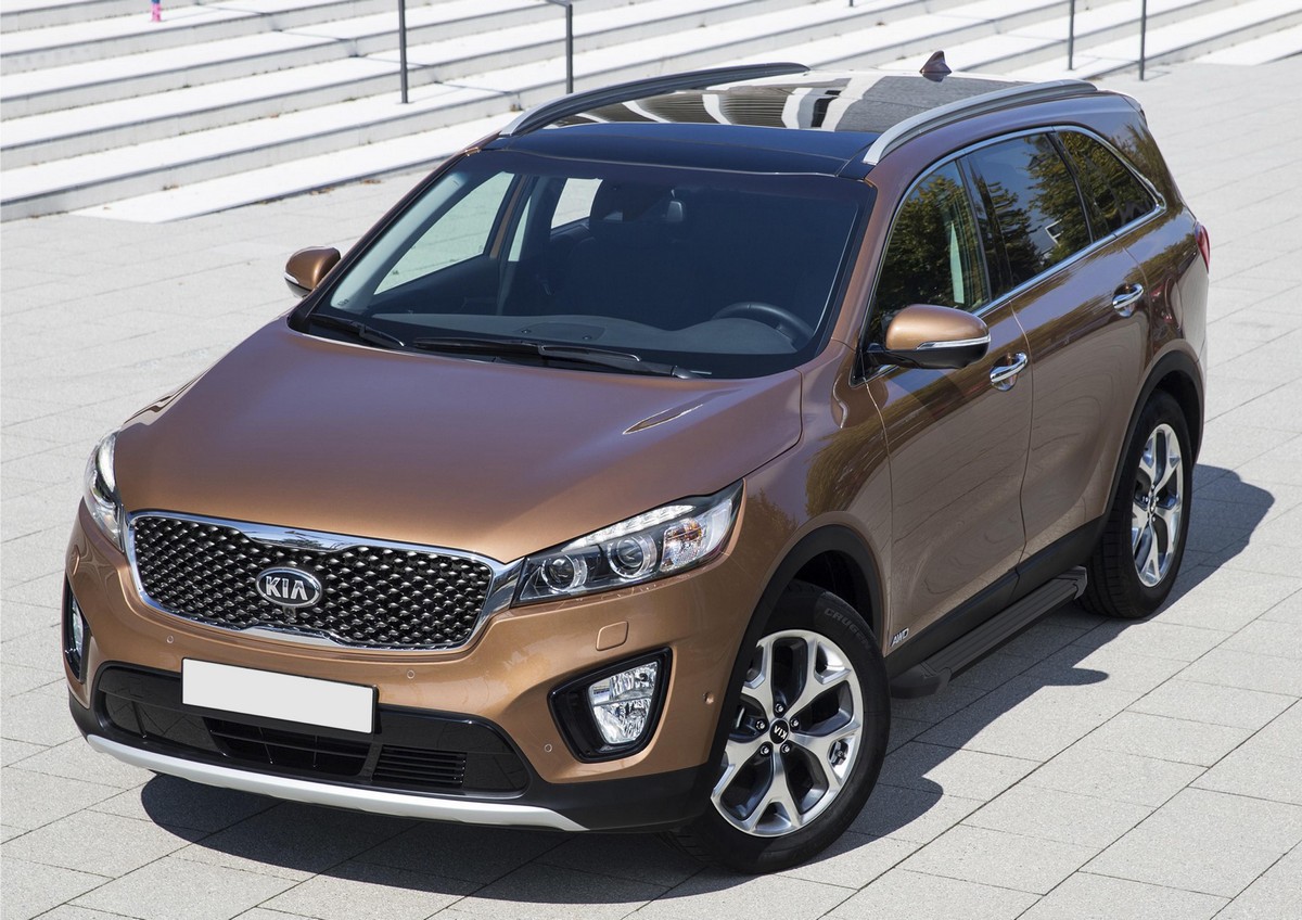 фото Пороги на автомобиль "black" rival для kia sorento iii prime 2015-2017, f180alb.2803.3