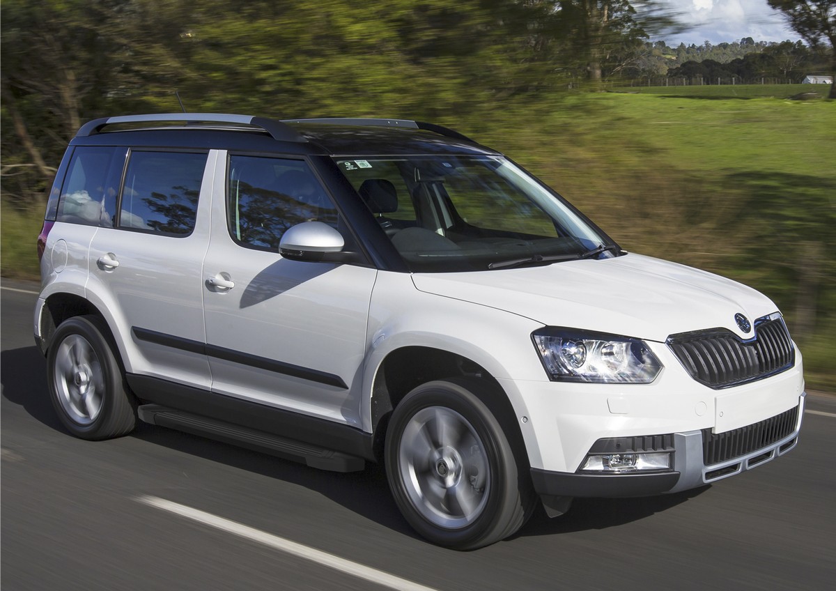 фото Пороги на автомобиль "black" rival для skoda yeti 2009-2018, 173 см, 2 шт., f173alb.5101.1