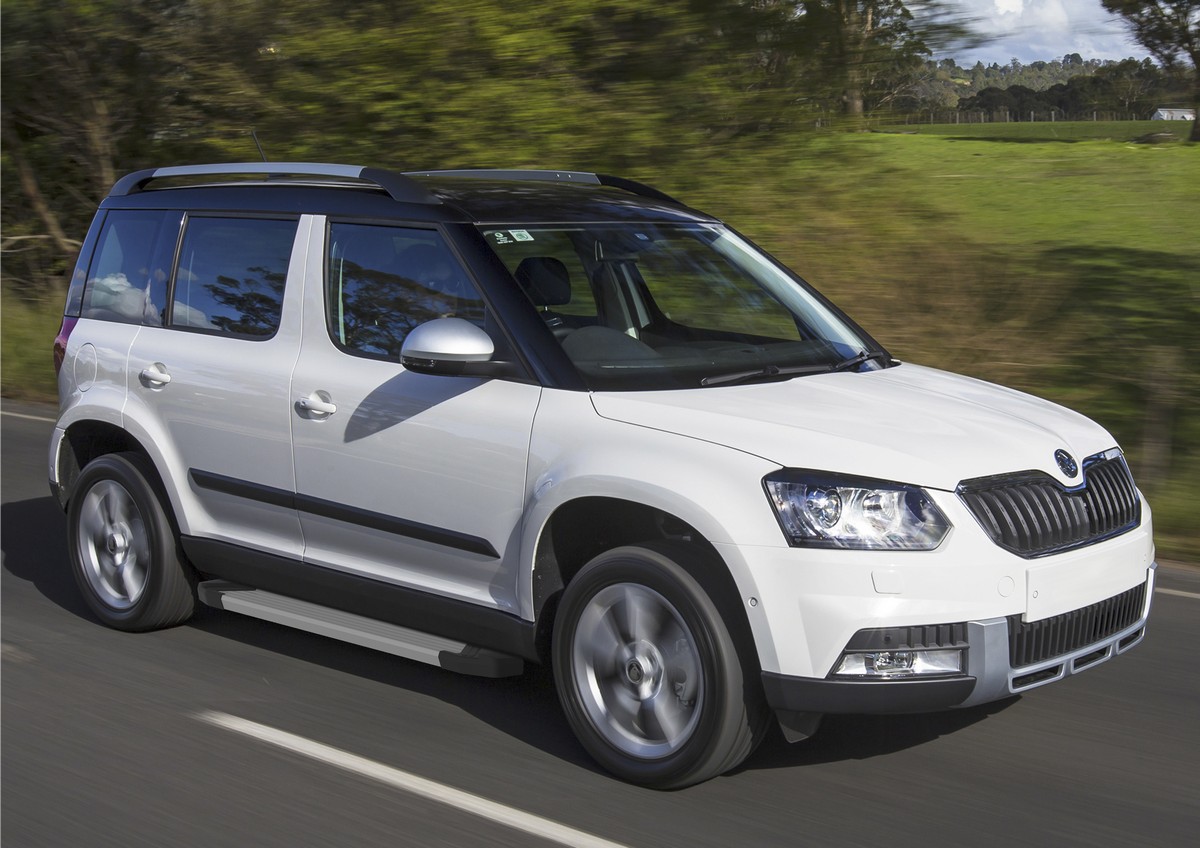 фото Пороги на автомобиль "silver" rival для skoda yeti 2009-2018, 173 см, 2 шт., f173al.5101.1