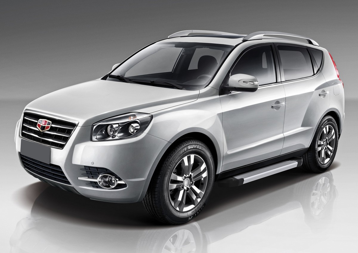 фото Пороги на автомобиль "silver" rival для geely emgrand x7 2013-2018, 173 см, f173al.1902.2