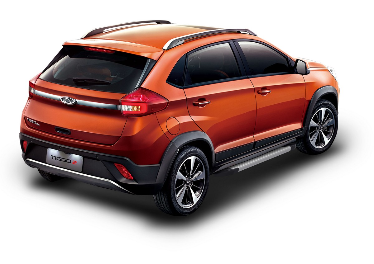 фото Пороги на автомобиль "silver" rival для chery tiggo 2 2017-2020, 173 см, f173al.0904.1