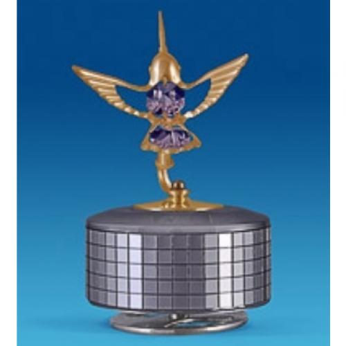 

Фигурка декоративная crystal temptations, Колибри, 9,5 см, музыкальная, Золотистый