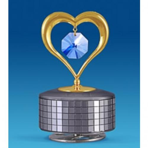 

Фигурка декоративная crystal temptations, Дельфин, 10 см, музыкальная, Золотистый