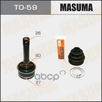

ШРУС 27x60x26 (1/6) MASUMA TO-59