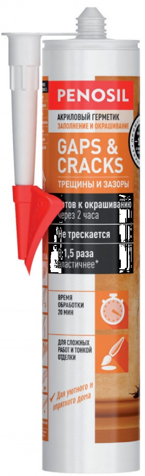 фото Герметик penosil gaps & cracks acrylic sealant 310 мл h3700