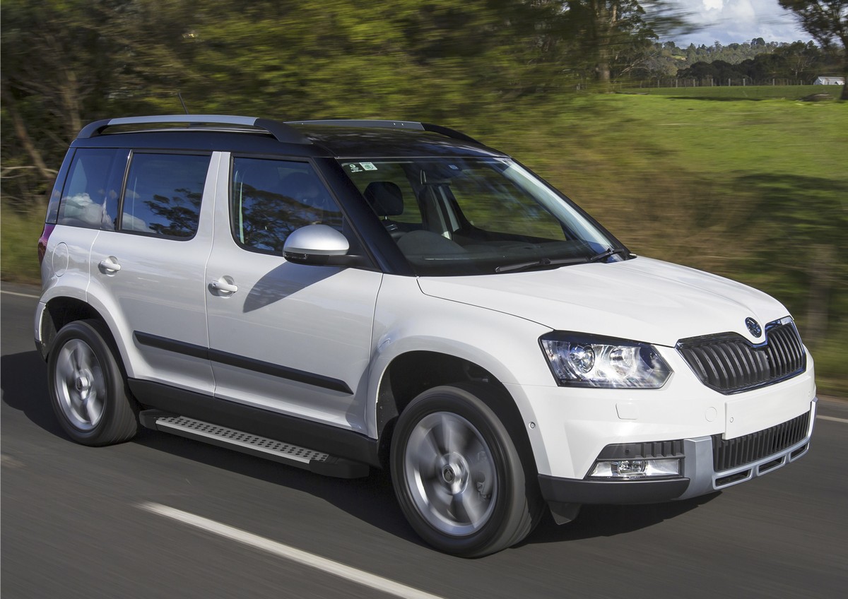 фото Пороги на автомобиль "bmw-style круг" rival для skoda yeti 2009-2018, d173al.5101.1