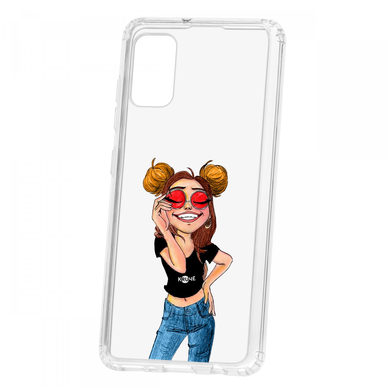 фото Чехол для samsung galaxy a41 2019 кruче print smiling