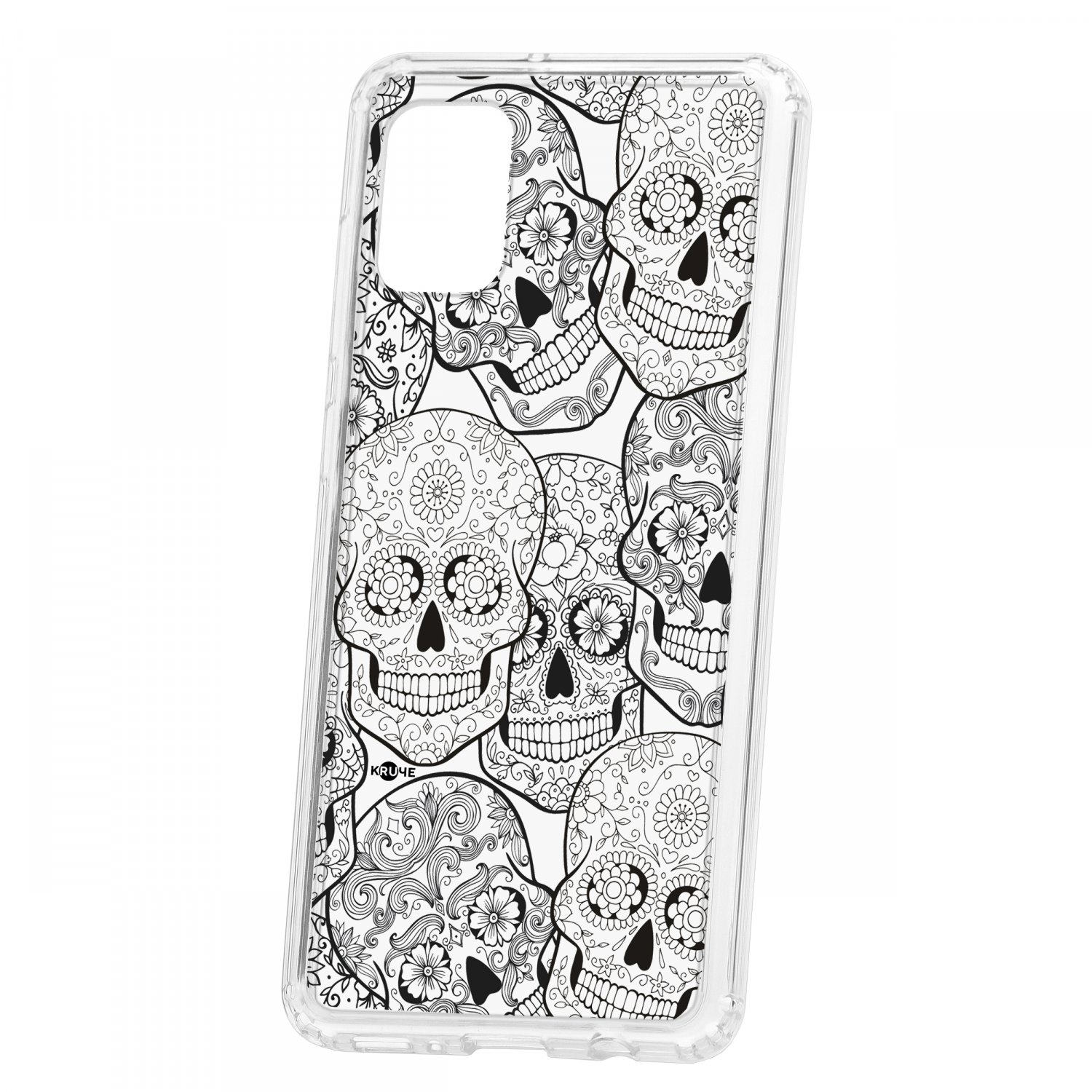 фото Чехол-накладка samsung galaxy a31 kruche print skull black кruче