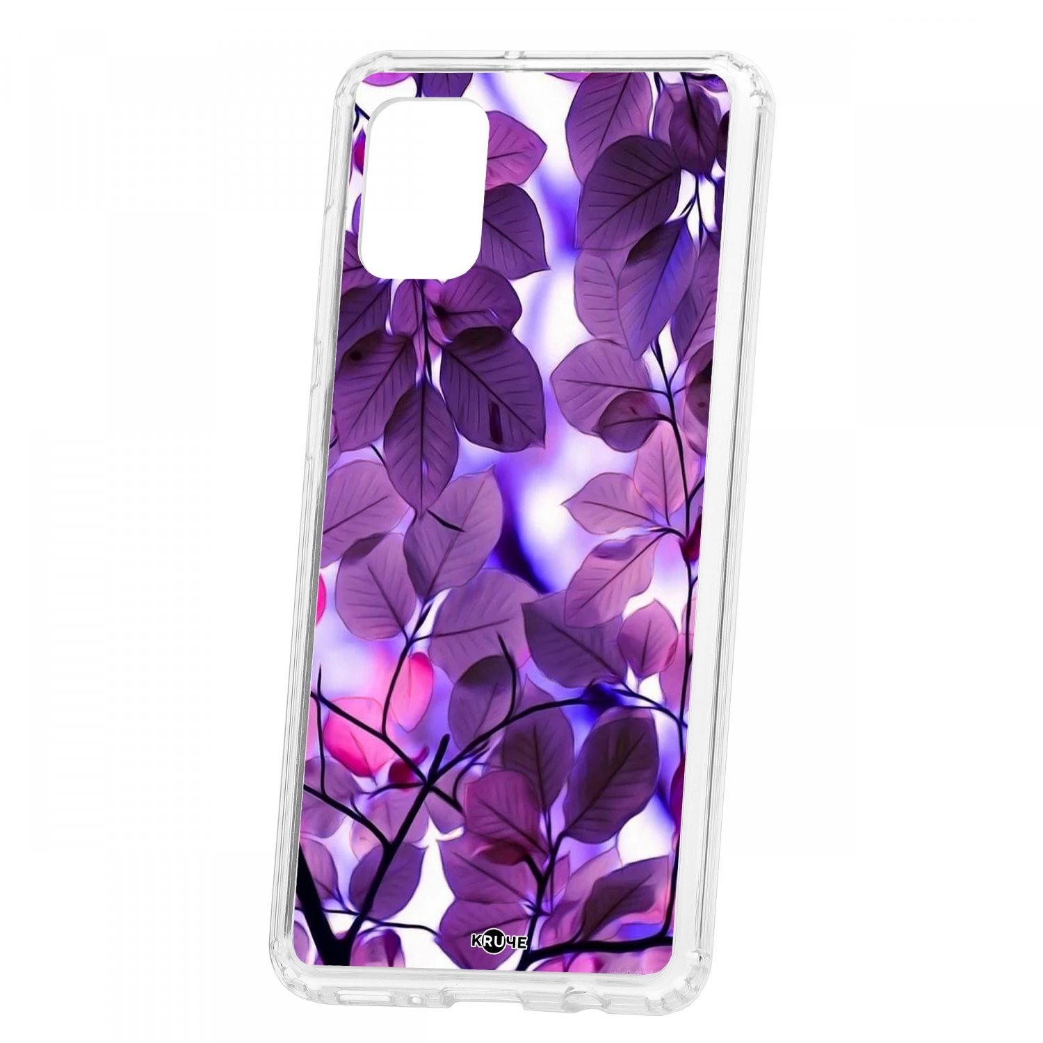 фото Чехол-накладка samsung galaxy a31 kruche print purple leaves кruче