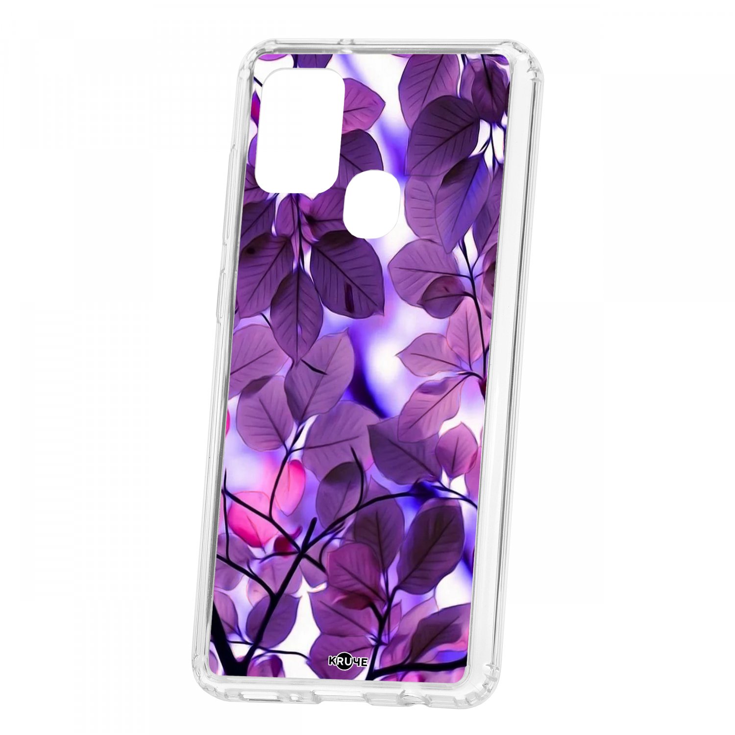 фото Чехол для samsung galaxy a21s кruче print purple leaves