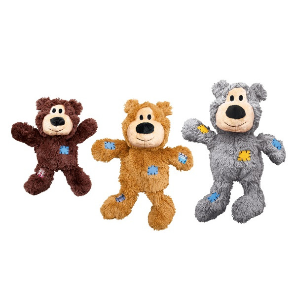 фото Мягкая игрушка для собак kong кози натура, бежевый, 10 см, 3 шт