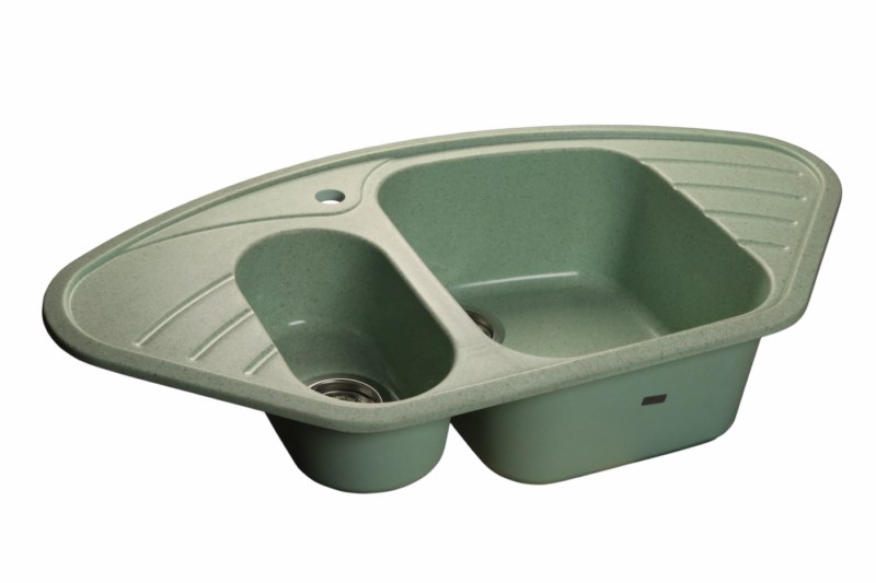 фото Мойка для кухни мраморная granfest corner c-960 e сал