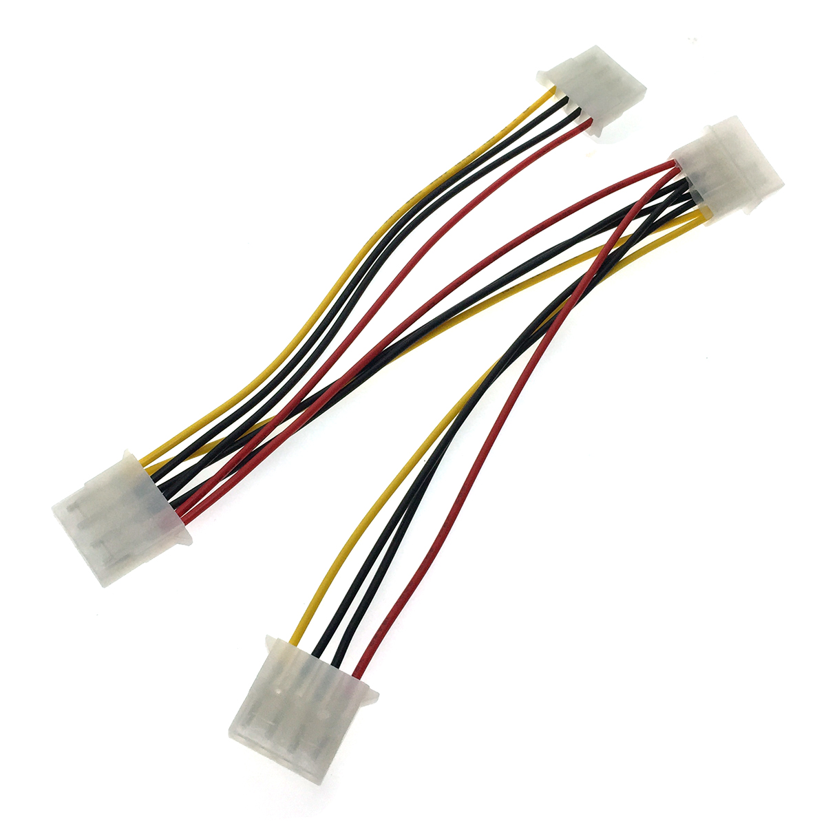 фото Кабель espada molex-3xmolex , m-f black (e4pinm-3x4pinf)