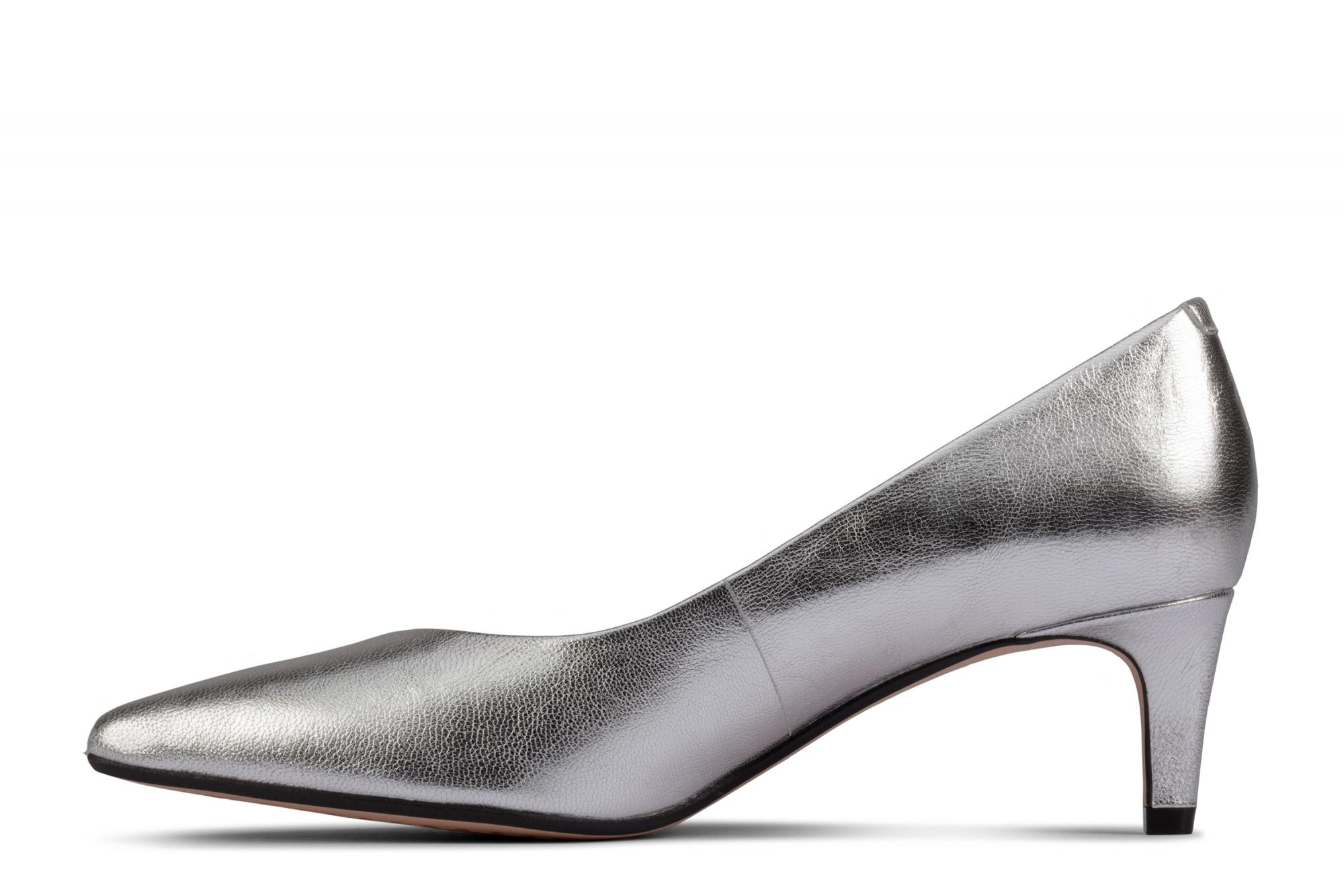 фото Туфли женские clarks laina55 court2 26151482 серебристые 38 eu