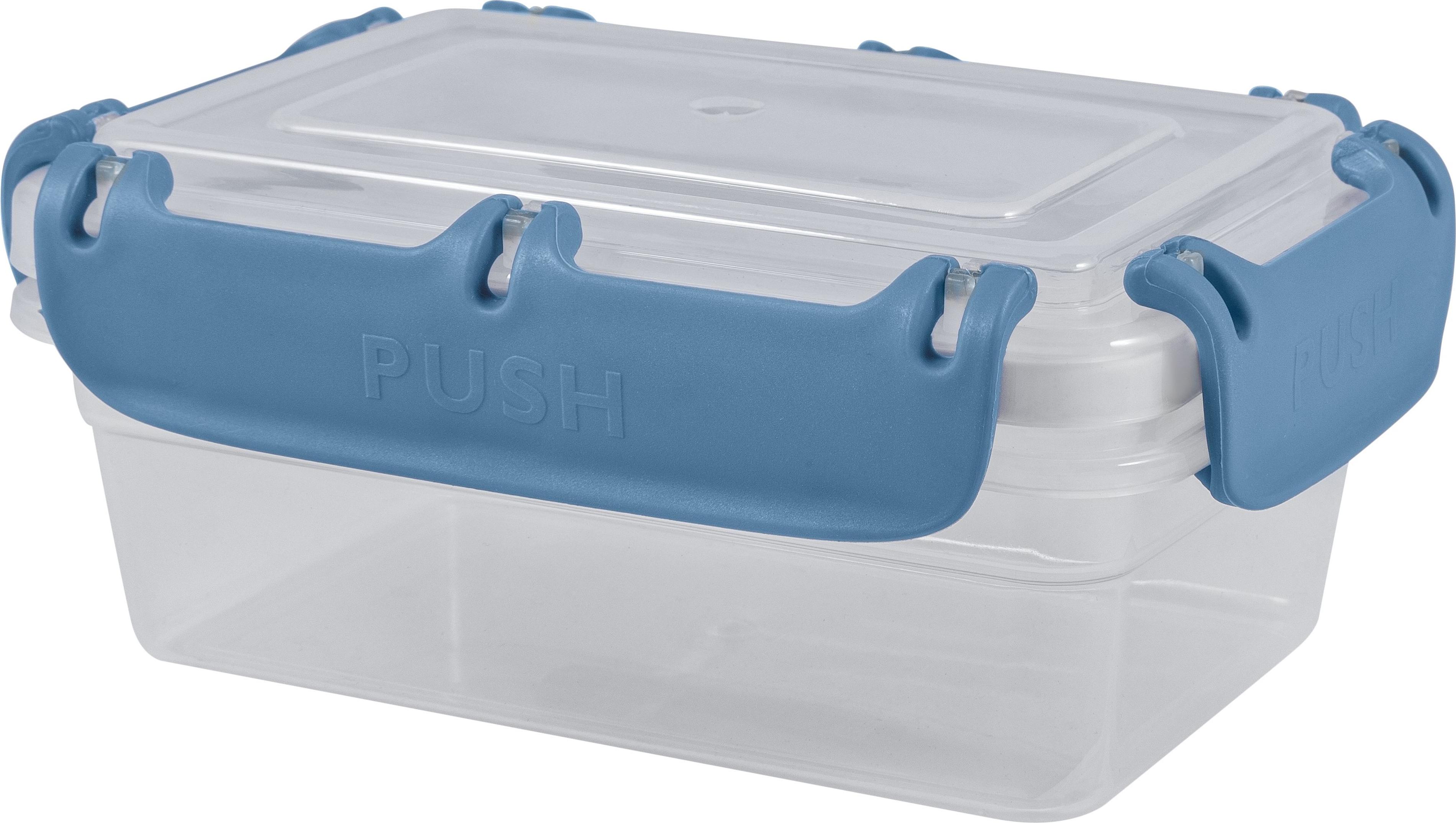 

Контейнер Plast Team с защелками BERGEN 103х145х60 мм 0,4 л туманно-голубой, PT1041