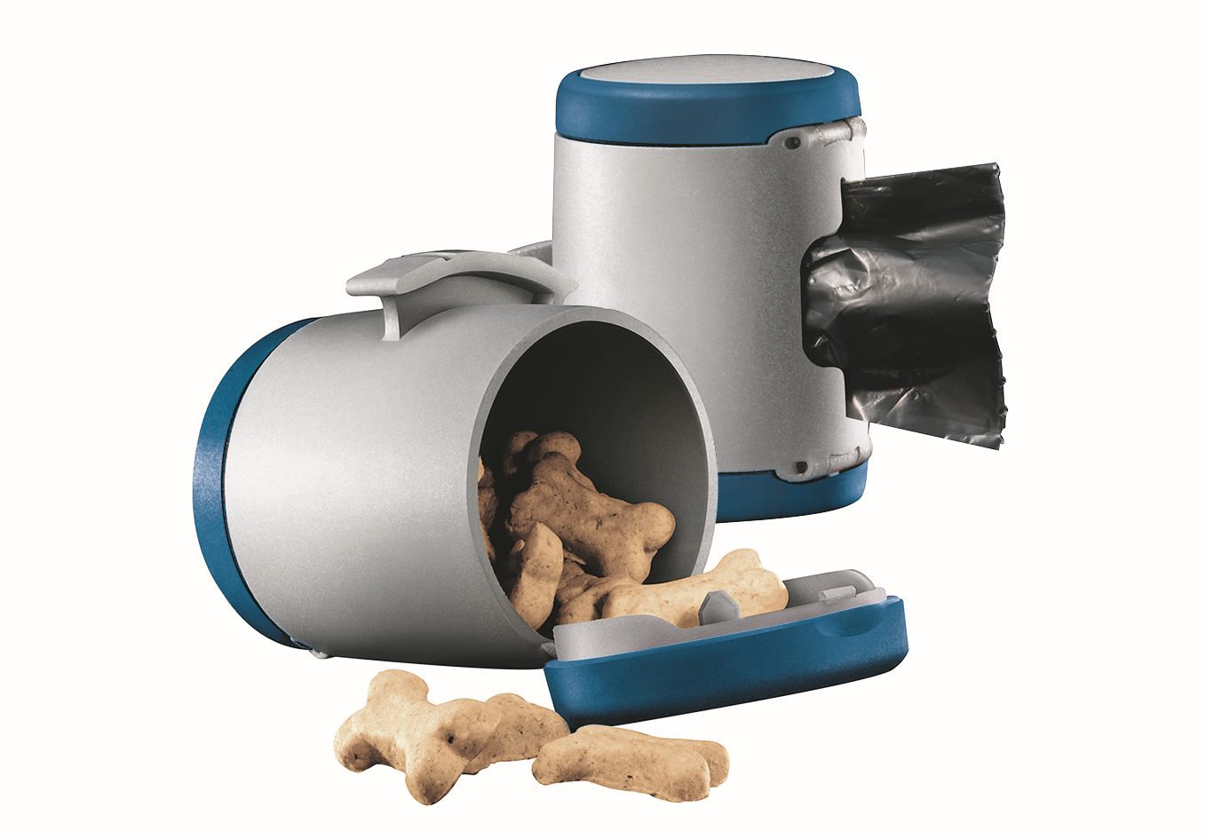 Мультибокс для лакомств или пакетики для сбора фекалий FLEXI VARIO S-M-L (бирюзовый)