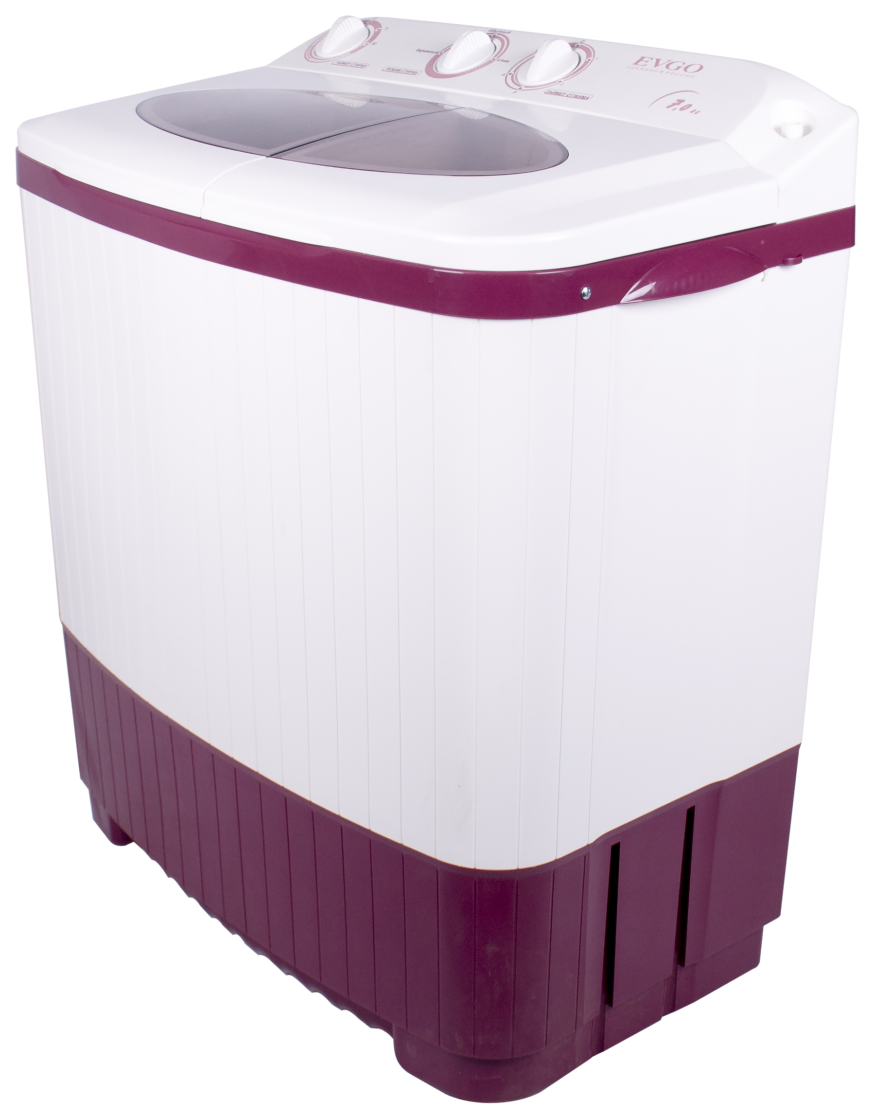 Активаторная стиральная машина Evgo WS-70PET белый стиральная машина славда ws 70pет 1350 об мин класс а 5 5 кг бело серая