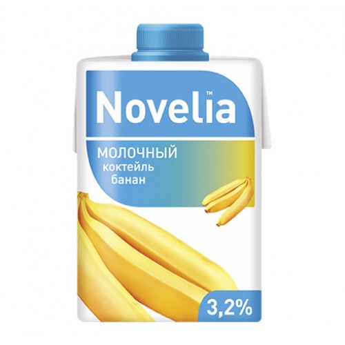 

Коктейль Новелия молочный банан 3.2% 470 г