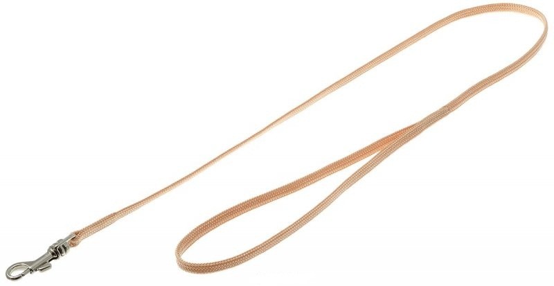 

Поводок для собак ZooOne с карабином (лента-чулок), бежевый, 7 мм x 70 см, 73-2430