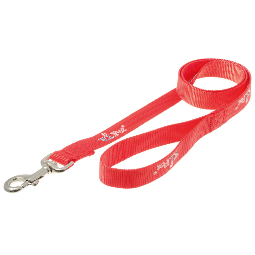 

Поводок с карабином VIPet , 25 мм x 1,2 м (красный), 73-0862