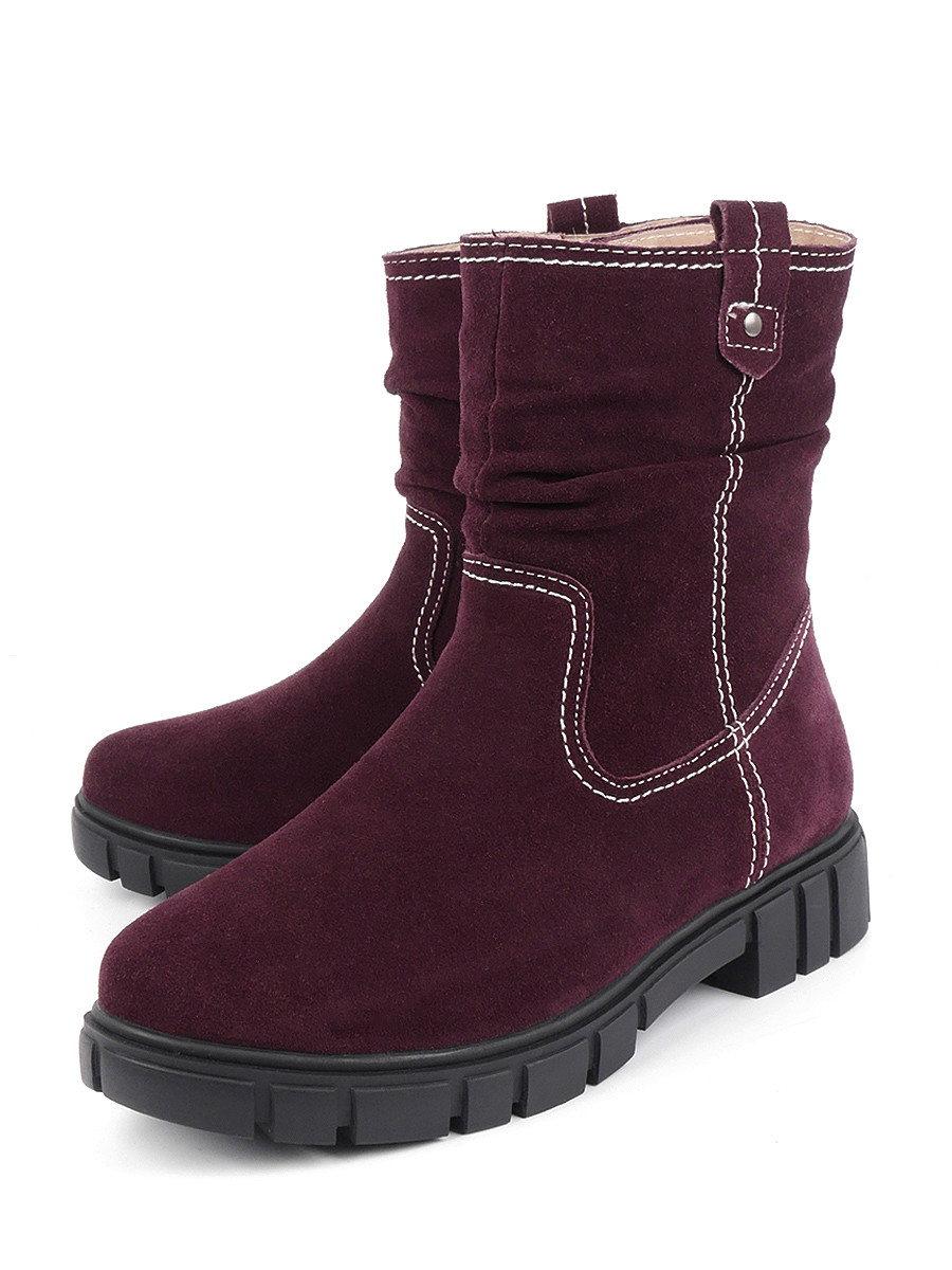 

Полусапоги женские Longfield BSZ 19-362 бордовые 40 RU, BSZ 19-362