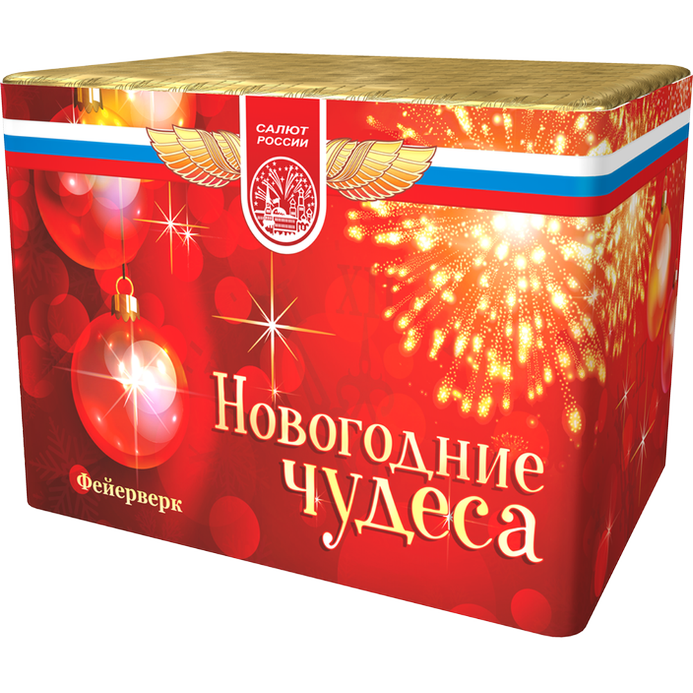 

Салют Салют России Новогодние чудеса СЛ426049 49 залпов, Новогодние чудеса