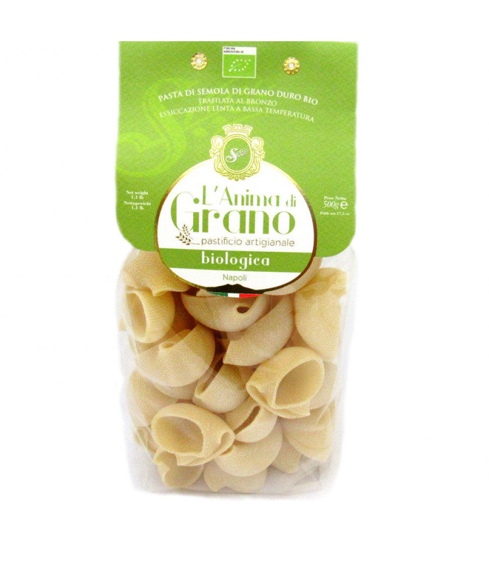 

Паста из твердых сортов пшеницы Lumaconi bio L`oro di Gragnano 500 г