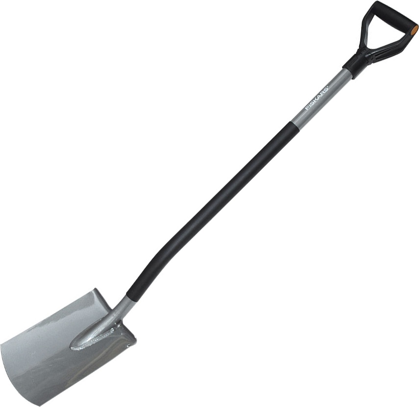 

Садовая лопата Эргономик с закругленным лезвием (Fiskars), 131400