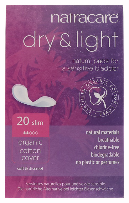 

Прокладки Natracare dry & light 20 шт
