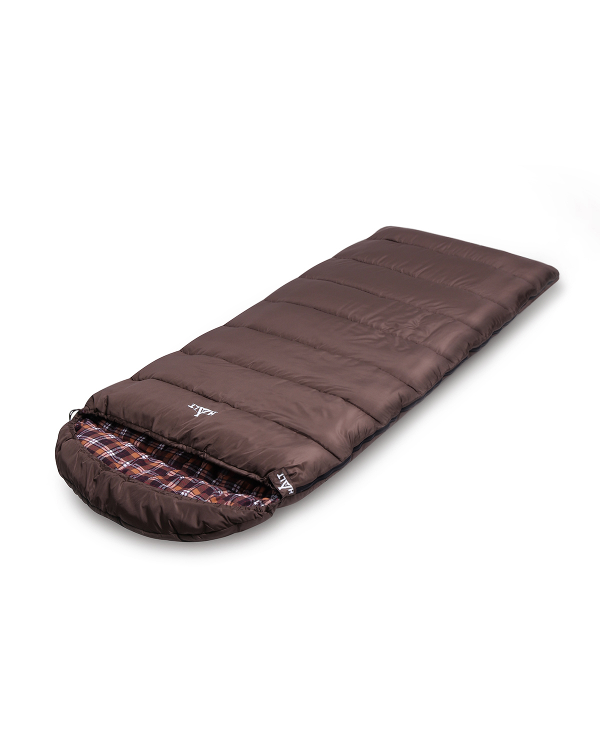 Спальный мешок Halt Lair XL коричневый, левый