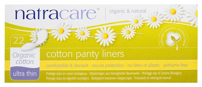 фото Прокладки natracare cotton panty liners ultra thin 22 шт