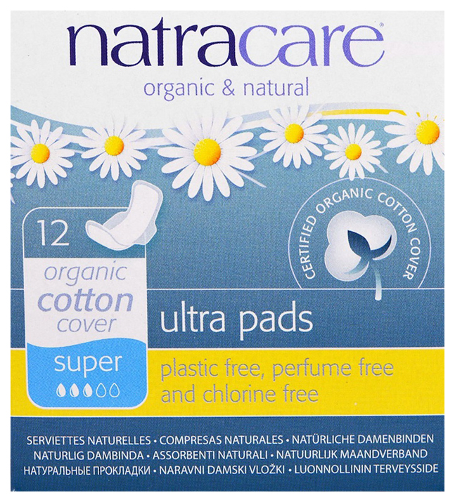

Прокладки Natracare Cotton Natural Ultra Pads Super 12 шт