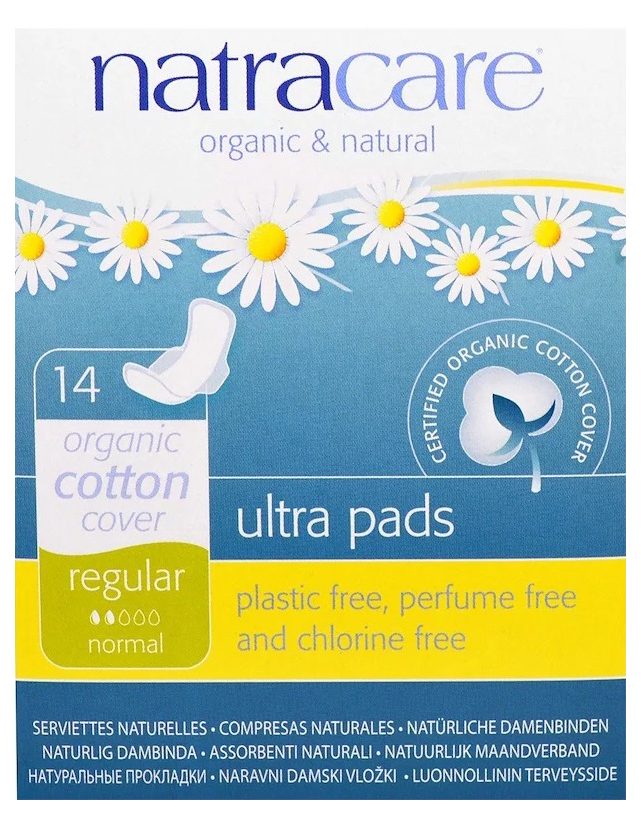 

Прокладки Natracare Cotton Natural Ultra Pads Regular 14 шт
